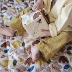 Cube D'activité En Tissus Doux Verger Fabelab® Coton Bio GOTS -Jouet Bio Scandinave -Sigikid Promos Magasin cube activite en tissus doux verger fabelab coton bio gots jouet bio scandinave 3