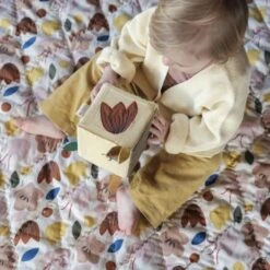 Cube D'activité En Tissus Doux Verger Fabelab® Coton Bio GOTS -Jouet Bio Scandinave -Sigikid Promos Magasin cube activite en tissus doux verger fabelab coton bio gots jouet bio scandinave 4