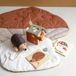 Cube D'activité En Tissus Doux Automne Fabelab® Coton Bio GOTS -Jouet Bio Scandinave -Sigikid Promos Magasin cube d activite en tissus doux automne fabelab coton bio gots jouet bio scandinave 2