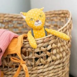 Doudou Attache Sucette Guépard Ocre Rita 23 Cm Apple Park™-Jouets Bio Apple Park™ -Sigikid Promos Magasin doudou attache sucette flamant rose franny 25 cm apple park jouets bio apple park 3