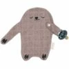 Doudou Attache-sucette Paresseux Gris TerreFabelab® Coton Bio GOTS- Doudou Bio Scandinave
