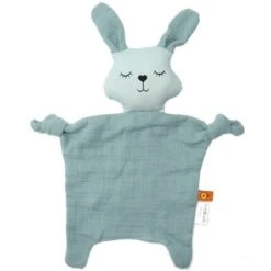 Doudou Plat à Nœuds Coton Bio Bunny APunt Barcelona®- Doudou Bébé Bio