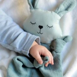 Doudou Plat à Nœuds Coton Bio Bunny APunt Barcelona®- Doudou Bébé Bio -Sigikid Promos Magasin doudou bebe coton bio bunny apunt barcelona doudou bio 3