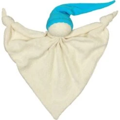 Doudou Bébé Zmooz Large 24cm Bleu TurquoiseKeptin-jr Coton Bio