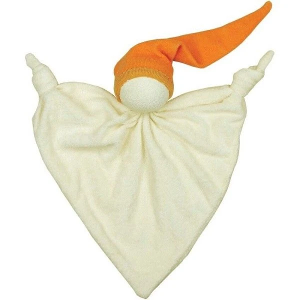 Doudou Keptin-Jr Coton Bio Zmooz Ecru Orange 24 Cm - Coton Bio 1 Doudou Keptin-Jr Coton Bio Zmooz Ecru Orange 24 Cm - Coton Bio