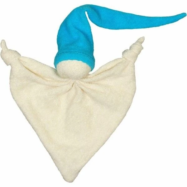 Doudou Bébé Zmooz Small Turquoise 16cm Keptin-jr - Coton Bio 1 Doudou Bébé Zmooz Small Turquoise 16cm Keptin-jr - Coton Bio