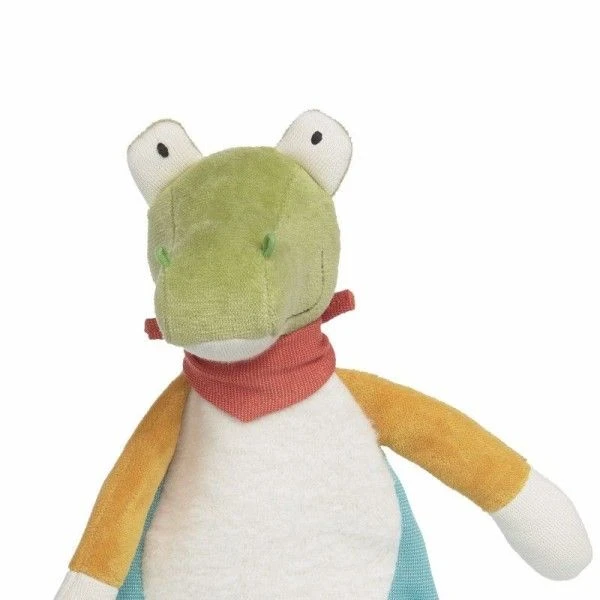 Doudou Bio Plat Crocodile 27cm Green Sigikid® - Doudou Bio 2 Doudou Bio Plat Crocodile 27cm Green Sigikid® - Doudou Bio – Image 2