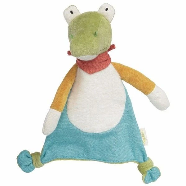 Doudou Bio Plat Crocodile 27cm Green Sigikid® - Doudou Bio 1 Doudou Bio Plat Crocodile 27cm Green Sigikid® - Doudou Bio