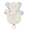 Doudou Boite à Musique éléphant Bleu Coton Hypoallergenique27 Cm - Doudou Efie