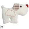 Doudou Bouillotte Efie Chien Coloré 32 Cm Coton Bio Organic ~ Epeautre - Doudou Bio Naturel Efie
