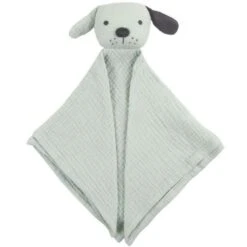 Doudou Lange De Mousseline Chien Albetta® 35cm Coton Bio - Lange Doudou