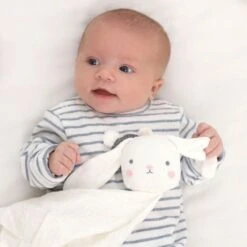 Doudou Mousseline De Coton Bio Lapin Albetta® 35 Cm - Lange Doudou -Sigikid Promos Magasin doudou en mousseline de coton bio lapin albetta lange doudou 2