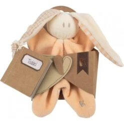 Doudou Hochet Coton Bio Keptin-jr Little Toddel Pèche 16cm - Doudou Ecologique -Sigikid Promos Magasin doudou hochet coton bio keptin jr little toddel peche 16cm doudou ecologique 2