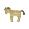 Doudou Hochet Coton Bio Organic Efie® Cheval Coloré & Rayé 18 Cm - Doudou Bio Naturel