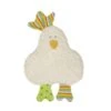 Doudou Hochet Poulette Colorée 21 Cm Coton Bio Efie®- Doudou Bio Naturel