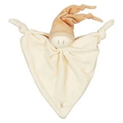 Doudou Keptin-jr Coton Bio Brun Naturel Zmooz Large 24cm - Doudou Bio