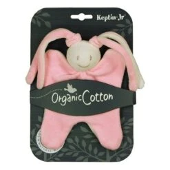 Doudou Keptin-jr Hochet Petit Girly Rose 16 Cm - Doudou Coton Bio -Sigikid Promos Magasin doudou keptin jr hochet petit girly rose doudou coton 2