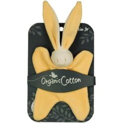 Doudou Keptin-jr Little Rabby Jaune 16 Cm Coton Bio - Doudou Ecologique -Sigikid Promos Magasin doudou keptin jr little rabby jaune coton bio doudou ecologique 2