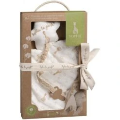 Doudou Lange Bio Etoile Avec Attache Sucette Sophie La Girafe® So'Pure- JouetVulli® -Sigikid Promos Magasin doudou lange bio etoile avec attache sucette sophie la girafe so pure jouet vulli 2