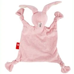 Doudou Lapin Rose Plat à Nœuds Jersey De Coton Bio Sigikid® 26 Cm - Doudou Bébé -Sigikid Promos Magasin doudou lapin rose plat a noeuds jersey de coton bio sigikid 26 cm doudou bebe 2