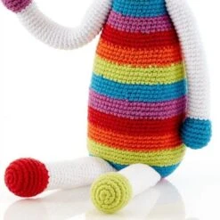 Doudou Licorne Rainbow 37cm Pebble® Maille Crochet Coton Bio - Doudou Bébé Bio -Sigikid Promos Magasin doudou licorne rainbow 37cm pebble maille crochet coton bio doudou bebe bio 2