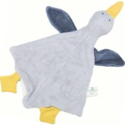 Doudou Marionnette à Doigt Oie Till 30 Cm Nanchen Natur® Coton & Laine Bio- Jouet Bio