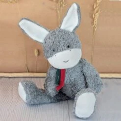 Doudou Peluche Bio Ane 30cm Maïlou Tradition® Coton Bio - Doudou Bio Français -Sigikid Promos Magasin doudou peluche bio ane 30cm mailou tradition coton bio doudou bio francais 2