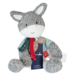 Doudou Peluche Bio Âne 25cm Maïlou Tradition® Coton Bio - Doudou Bio Fait En France