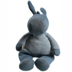 Doudou Peluche Coton Bio Âne Paco Bleu 32cm Noukie's® - Bébé Bio -Sigikid Promos Magasin doudou peluche coton bio ane paco bleu 32cm noukie s bebe bio 1