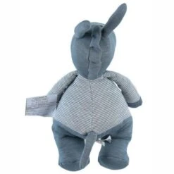 Doudou Peluche Coton Bio Âne Paco Bleu 32cm Noukie's® - Bébé Bio -Sigikid Promos Magasin doudou peluche coton bio ane paco bleu 32cm noukie s bebe bio 2