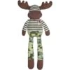 Doudou Peluche Coton Bio Organic Farm Buddies™ Élan 'Général Moose'- Doudou Bio