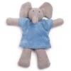 Doudou Peluche Eléphant Bleu 23cm Nanchen Natur® Coton & Laine Bio- Jouet Bio