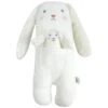 Doudou Peluche éponge De Coton Bio Lapin Et Lapinou 27cm Albetta® - Doudou Rondelets