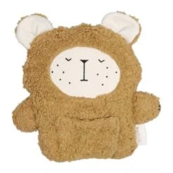 Doudou Peluche Fabbies Ours Ocre 22 Cm Fabelab® Coton Bio GOTS- Doudou Bio Scandinave