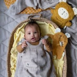 Doudou Peluche Fabbies Ours Ocre 22 Cm Fabelab® Coton Bio GOTS- Doudou Bio Scandinave -Sigikid Promos Magasin doudou peluche fabbies ours ocre fabelab coton bio gots doudou bio scandinave 3