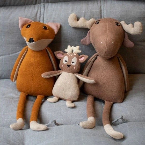 Doudou Peluche Milo L'élan 52cm Filibabba®-Doudou Peluche Design Scandinave 5 Doudou Peluche Milo L'élan 52cm Filibabba®-Doudou Peluche Design Scandinave – Image 5