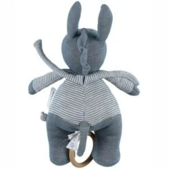 Doudou Peluche Musicale Coton Bio Paco Bleu Noukie's® - Bébé Bio -Sigikid Promos Magasin doudou peluche musicale coton bio paco bleu noukie s bebe bio 2