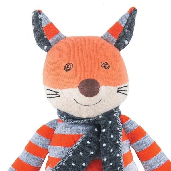 Doudou Peluche Organic Farm Buddies™ Renard Frenchy Coton Bio 35 Cm - Doudou Bio 2 Doudou Peluche Organic Farm Buddies™ Renard Frenchy Coton Bio 35 Cm - Doudou Bio – Image 2