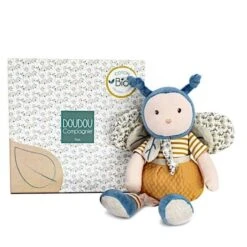 Doudou Peluche Pollen L'abeille 30cm Coton Bio Doudou Et Compagnie® - Doudou Bio Français -Sigikid Promos Magasin doudou peluche pollen l abeille 30cm coton bio doudou et compagnie doudou bio francais 6