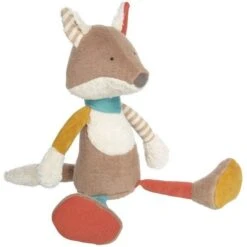 Doudou Peluche Renard Rayés 40cm Green Sigikid® - Peluche Bio