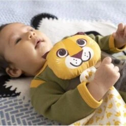 Doudou Plat 28cm Coton Bio Lion Coq En Pâte® - Doudou Coton Bio -Sigikid Promos Magasin doudou plat 28cm coton bio lion en pate cartable coton bio 2