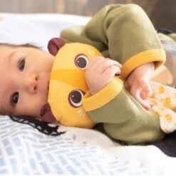 Doudou Plat 28cm Coton Bio Lion Coq En Pâte® - Doudou Coton Bio -Sigikid Promos Magasin doudou plat 28cm coton bio lion en pate cartable coton bio 3