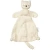 Doudou Plat Bébé Hoppa® Chat Mila Lange Mousseline Écru 24cm Coton Bio GOTS - Doudou Bébé