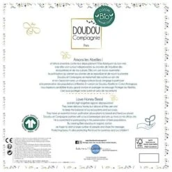 Doudou Plat Bébé Le Renard Fleuri 20cm Coton Bio Doudou Et Compagnie® - Doudou Bio Français -Sigikid Promos Magasin doudou plat bebe le renard fleuri 20cm coton bio doudou et compagnie doudou bio francais 3