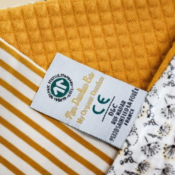 Doudou Plat Bébé Le Renard Rayé-Fleuri 20cm Coton Bio Doudou Et Compagnie® - Doudou Bio Français 3 Doudou Plat Bébé Le Renard Rayé-Fleuri 20cm Coton Bio Doudou Et Compagnie® - Doudou Bio Français – Image 3