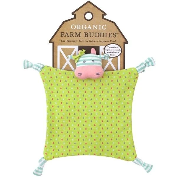 Doudou Plat Bio Apple Park™ Vache Bella 30cm - Organic Farm Buddies™ 3 Doudou Plat Bio Apple Park™ Vache Bella 30cm - Organic Farm Buddies™ – Image 3
