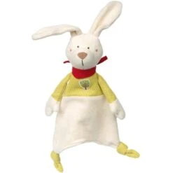 Doudou PlatBio Sigikid® Lapin Blanc 'Bunny' Green - Doudou Bio