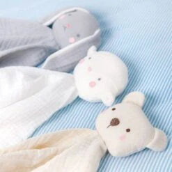 Doudou Plat Carré Lange Mousseline De Coton Bio Lapin Albetta® 35cm - Lange Doudou -Sigikid Promos Magasin doudou plat carre lange mousseline de coton bio lapin albetta lange doudou 2
