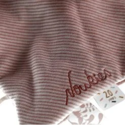 Doudou Plat Carré Mouchoir Coton Bio Lola Rose Noukie's® - Bébé Bio -Sigikid Promos Magasin doudou plat carre mouchoir coton bio lola rose noukie s bebe bio 3