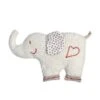 Doudou Plat Coton Organic Bio Elephant 30 Cm Efie® - Doudou Bio Naturel Efie